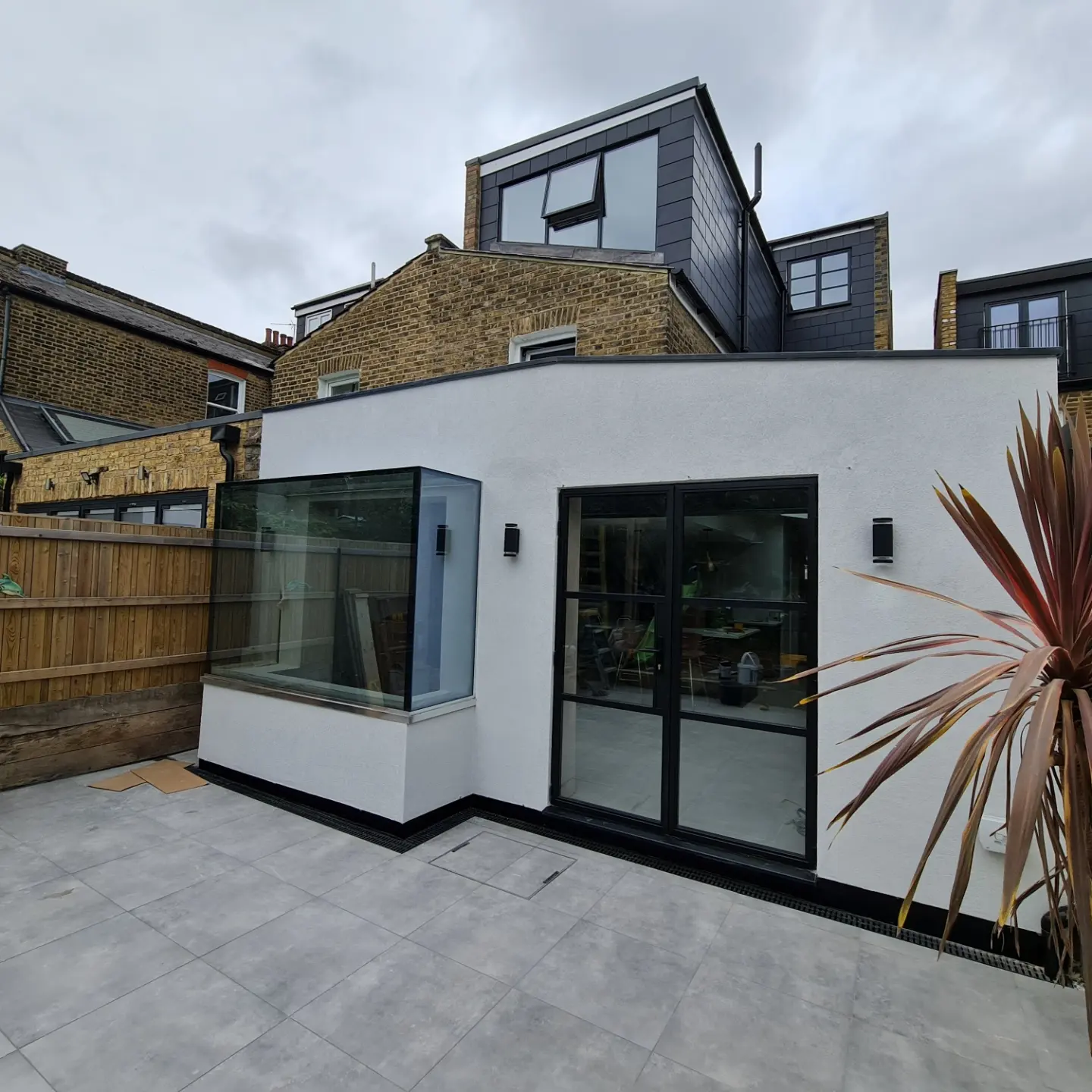 Corner Glass Extension & Loft