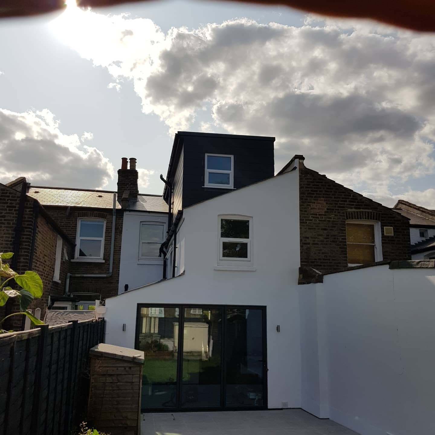 White Render Extension & Loft Dormer